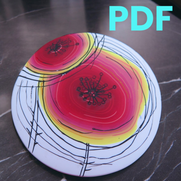 PDF- Abstract poppies