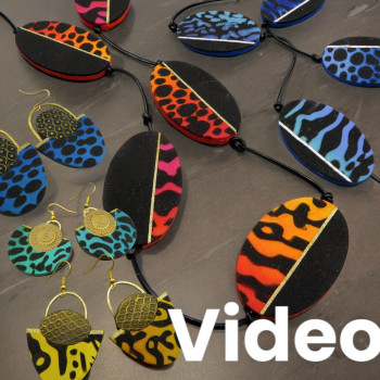 VIDEO -  Tropical Frogs inspired necklace, earrings and more Workshop