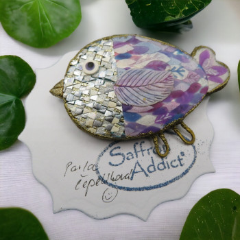 Spring Sparrow (brooch)