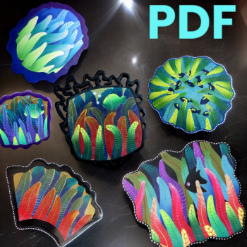 PDF-Ocean life and faux polymer clay painting (e-handbook)
